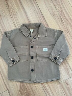 B1G1🌟 H&M Kids Brown Button-Up Jean Jacket